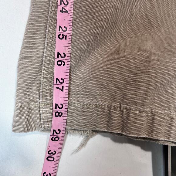 Carhartt Rugged Flex Canvas Work Pants 32x30 Tan Relaxed Fit Carpenter Utility - Picture 5 of 12